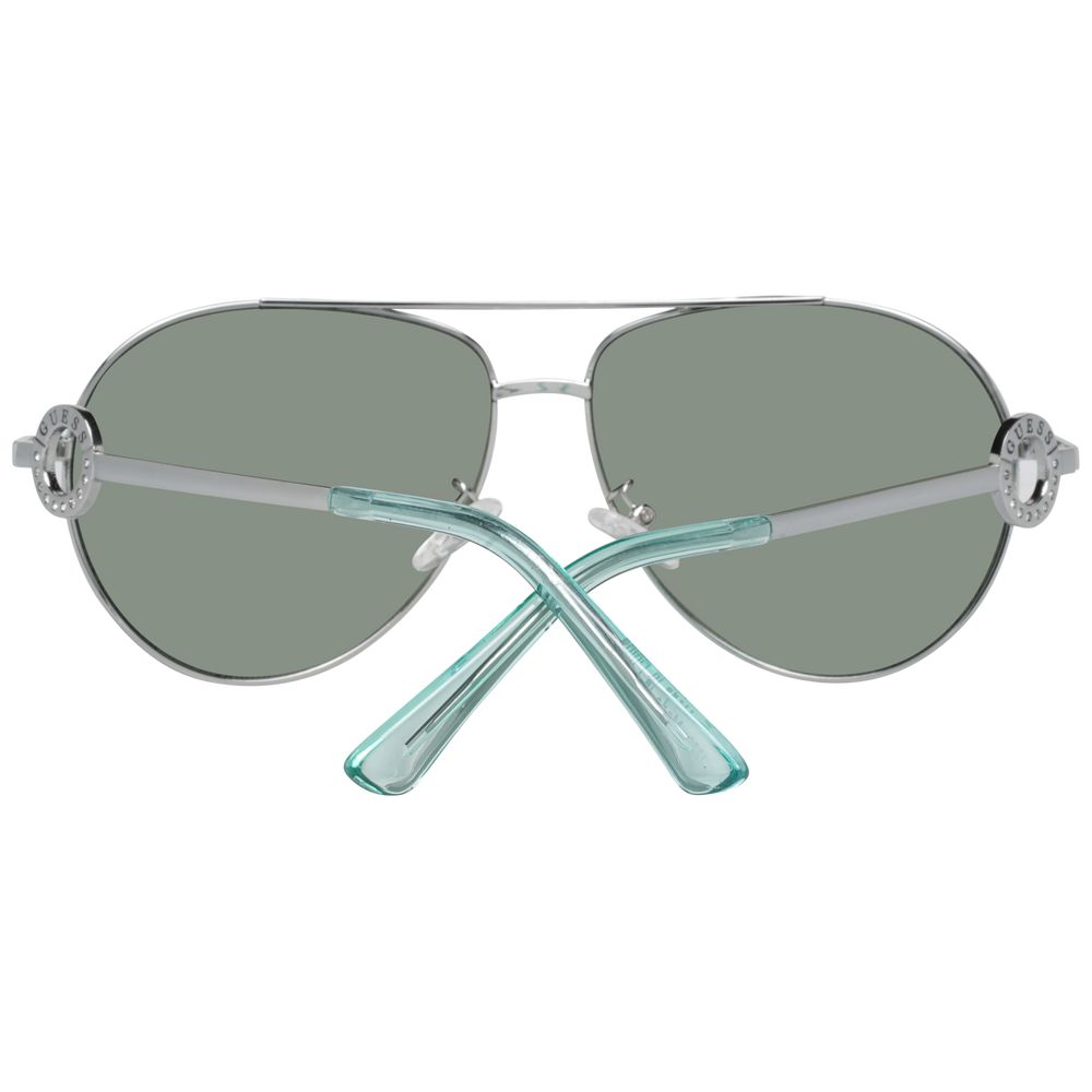Guess Sonnenbrille mit silbernem Metallrahmen